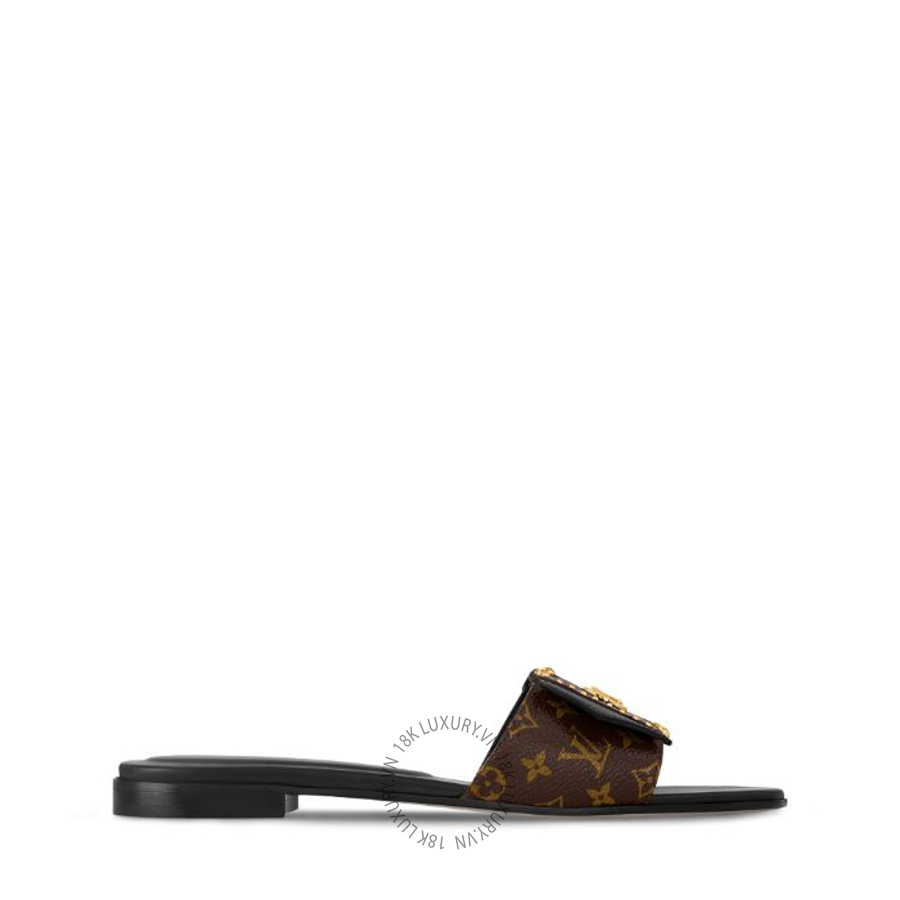 Dép quai ngang LV Frame Flat Mules 1ACXGA NGLV594