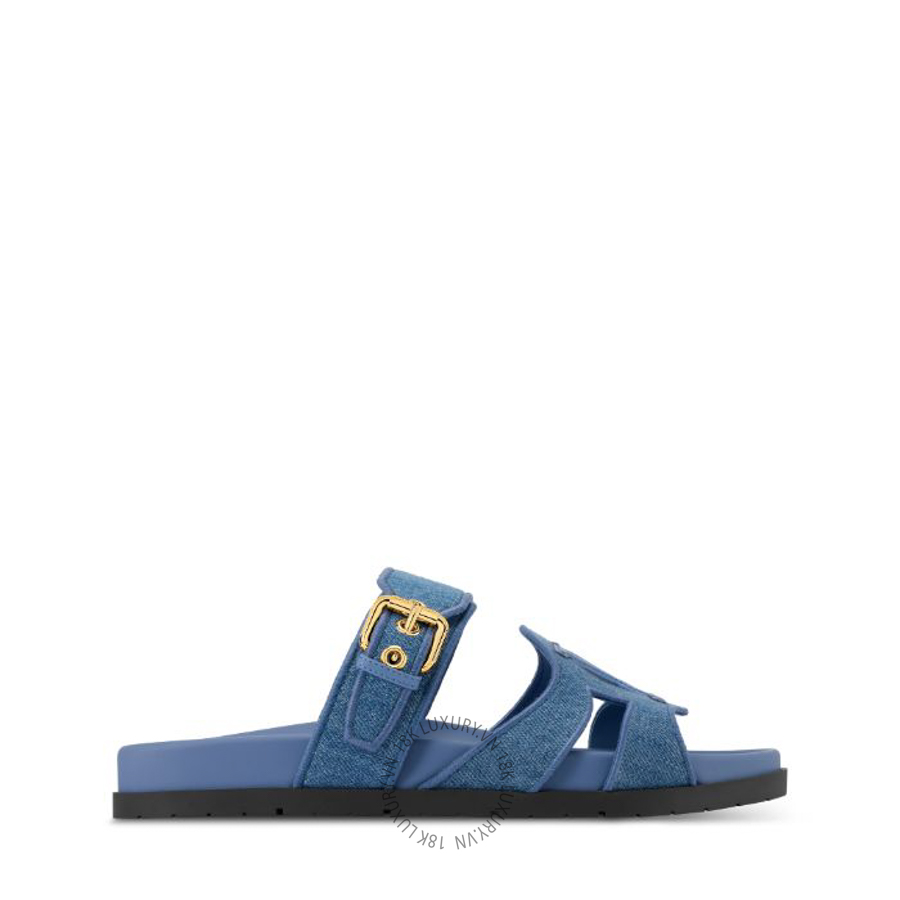 Dép quai ngang LV Isola Comfort Mules 1AK34S NGLV638