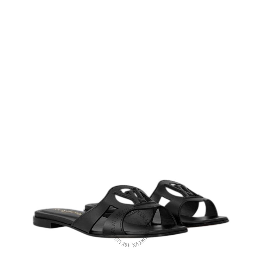 Dép quai ngang LV Isola Flat Mules 1ABP0E NGLV577
