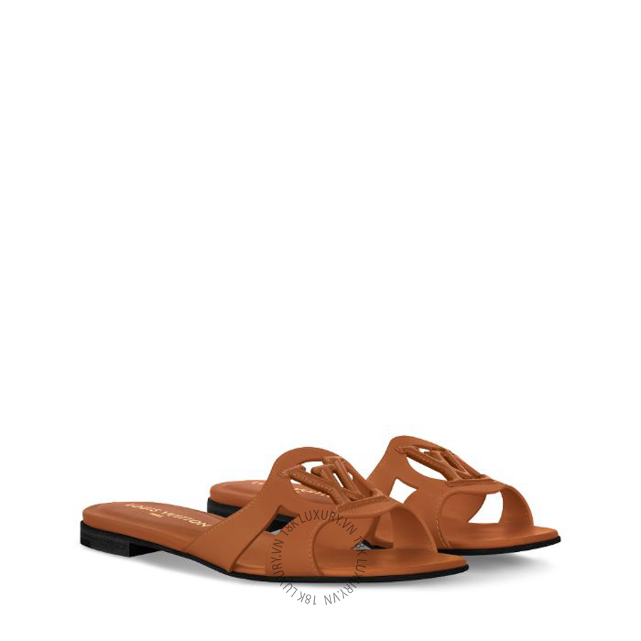 Dép quai ngang LV Isola Flat Mules 1ABP22 NGLV576