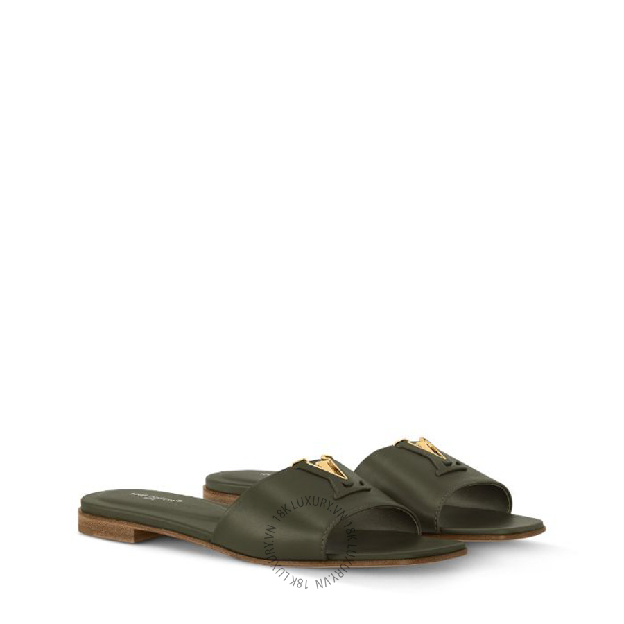 Dép quai ngang LV Mare Flat Mules 1ACTO7 NGLV605