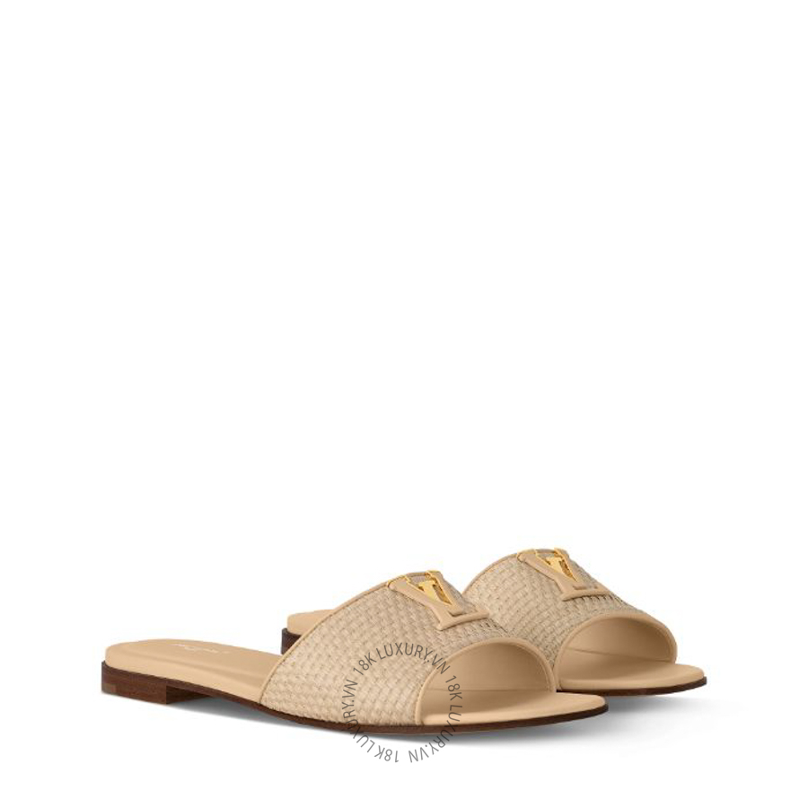 Dép quai ngang LV Mare Flat Mules 1AHLYB NGLV616