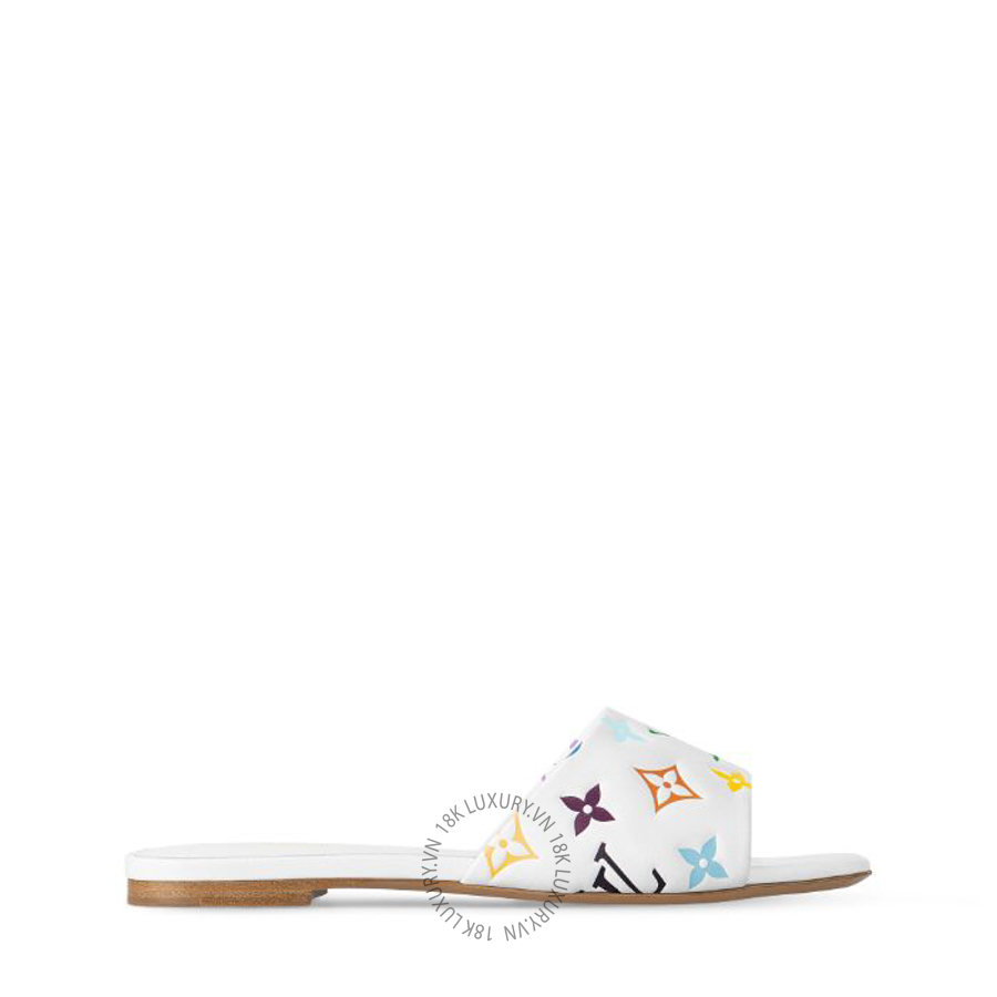 Dép quai ngang LV x TM 6AM Flat Mules 1AGVWF NGLV618