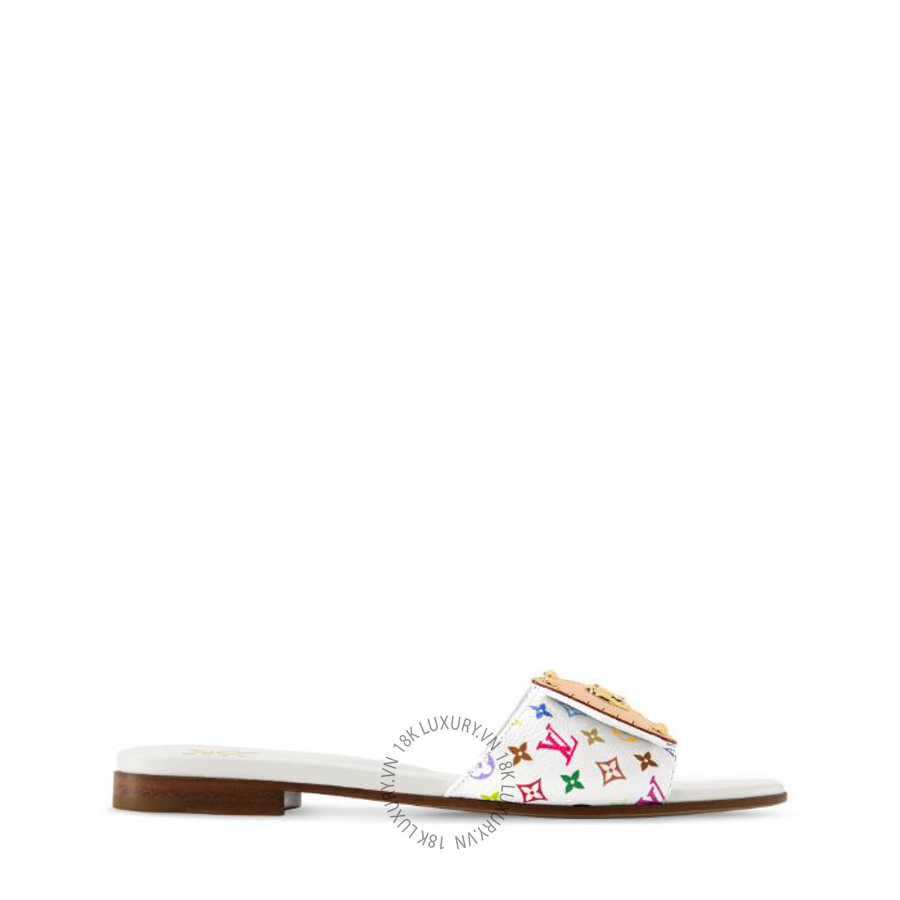 Dép quai ngang LV x TM LV Frame Flat Mules 1AJJYL NGLV612