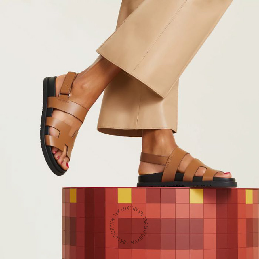Dép Sandals Hermes Genius Naturel H242159Z A3350 MHM470