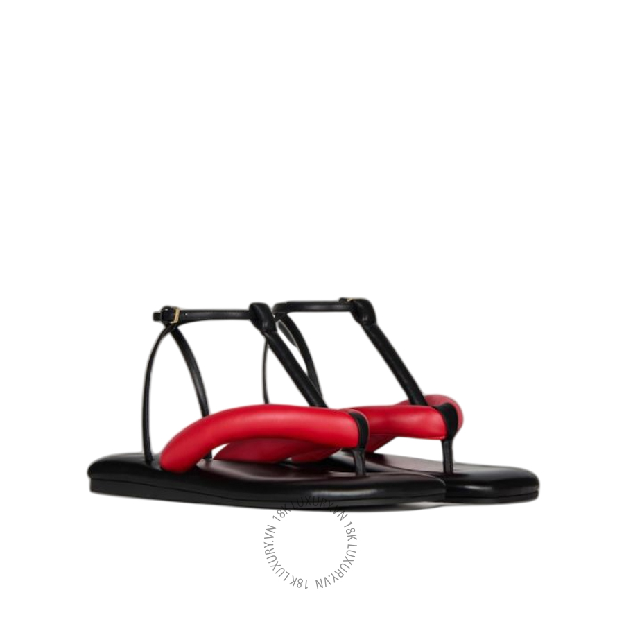 Dép Sandals Xỏ Ngón Givenchy Boudoir bicolor thongs in nappa leather BE30AXE00H-009 GGD09