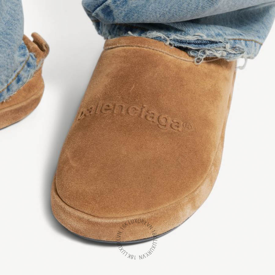 Dép Sục Balenciaga Women's Alaska Slipper in Beige Brown 810543WBFC12200 BCA752 25 Dép Sục Balenciaga Women's Alaska Slipper in Beige Brown 810543WBFC12200 BCA752