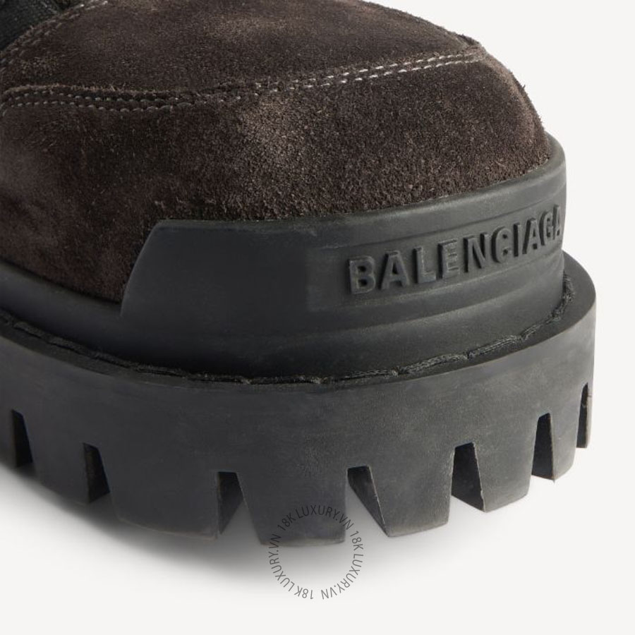 Giày Boots Balenciaga Men's Combat Strike Low in Brown/black 867708WCB452010 BCA505 17 Giày Boots Balenciaga Men's Combat Strike Low in Brown/black 867708WCB452010 BCA505