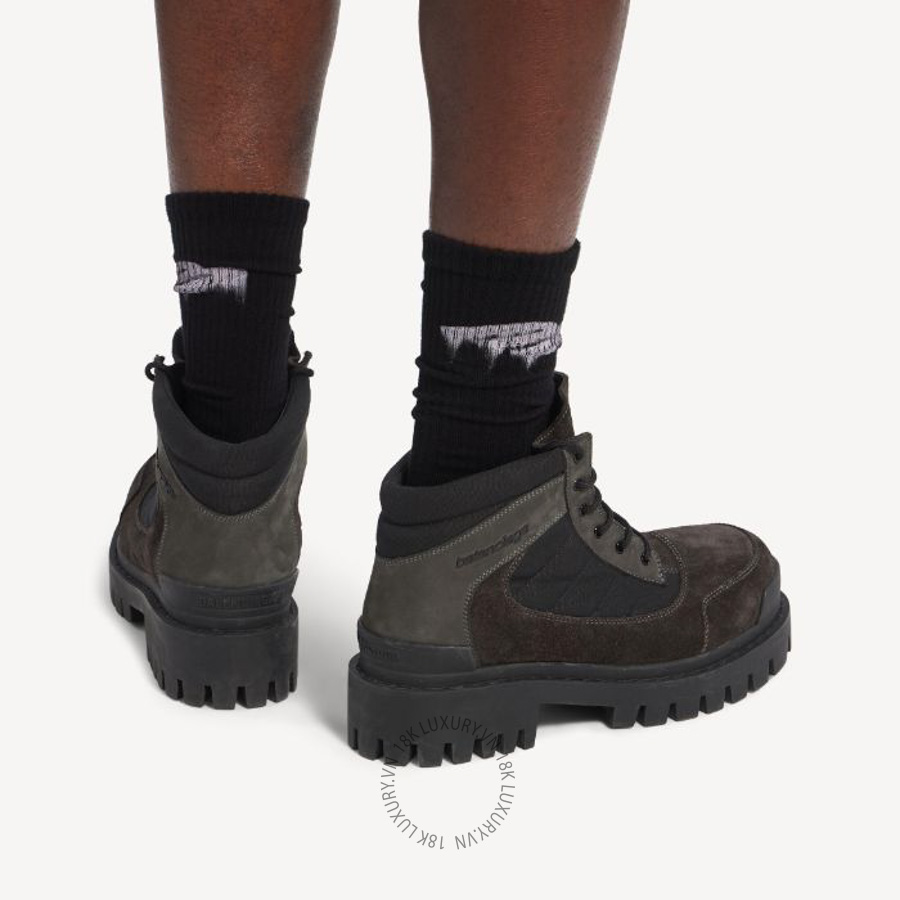 Giày Boots Balenciaga Men's Combat Strike Low in Brown/black 867708WCB452010 BCA505 19 Giày Boots Balenciaga Men's Combat Strike Low in Brown/black 867708WCB452010 BCA505
