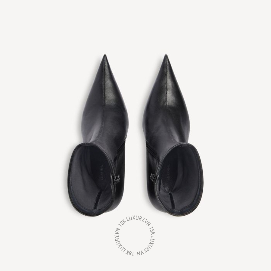 Giày Boots Cao Gót Balenciaga Women's Avenue Bootie in Black 853387WB1S11080 BCA751 23 Giày Boots Cao Gót Balenciaga Women's Avenue Bootie in Black 853387WB1S11080 BCA751