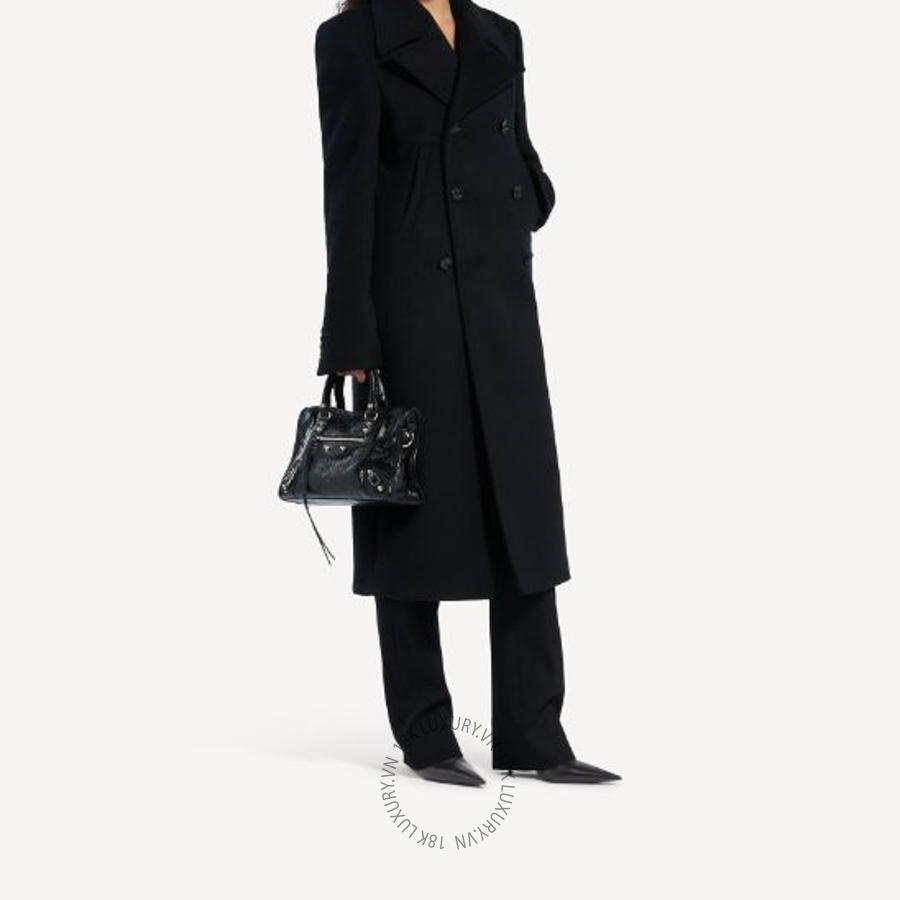 Giày Boots Cao Gót Balenciaga Women's Avenue Bootie in Black 853387WB1S11080 BCA751 26 Giày Boots Cao Gót Balenciaga Women's Avenue Bootie in Black 853387WB1S11080 BCA751
