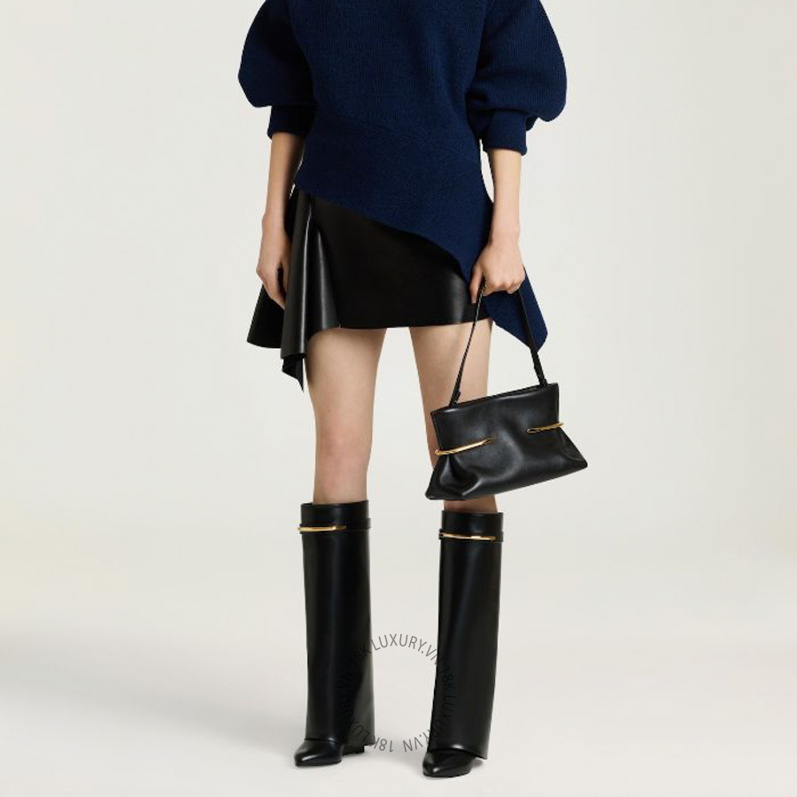 Giày Boots Givenchy Shark Pinch in leather BE703XE1J7-001 GGD68