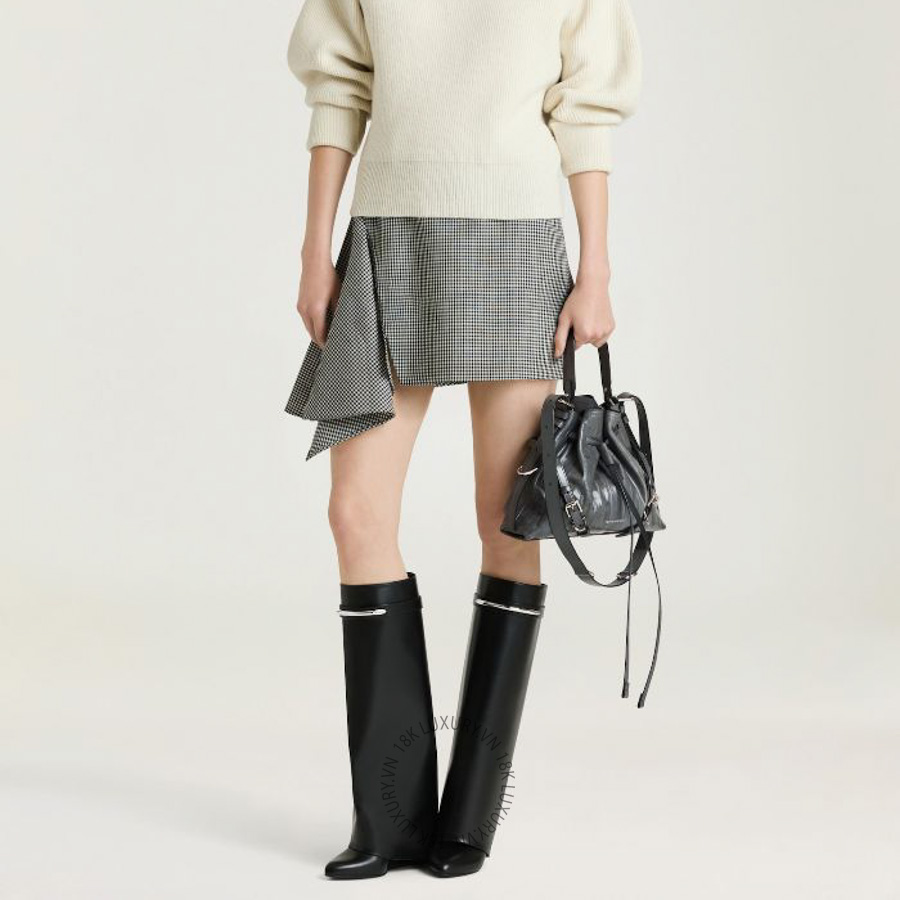 Giày Boots Givenchy Shark Pinch in leather BE703XE1J7-008 GGD70