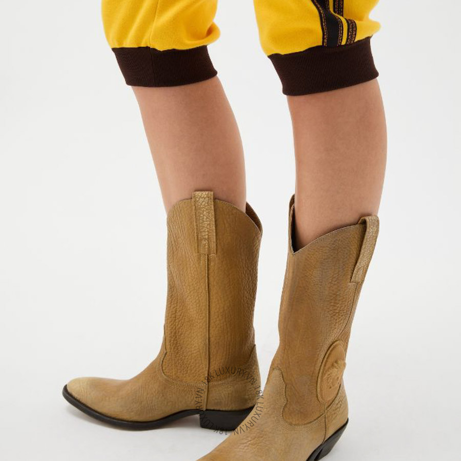 Giày Boots Versace Houston Leather Texan Boots 35 mm 1023875-1A17540_1NM30 VSC228