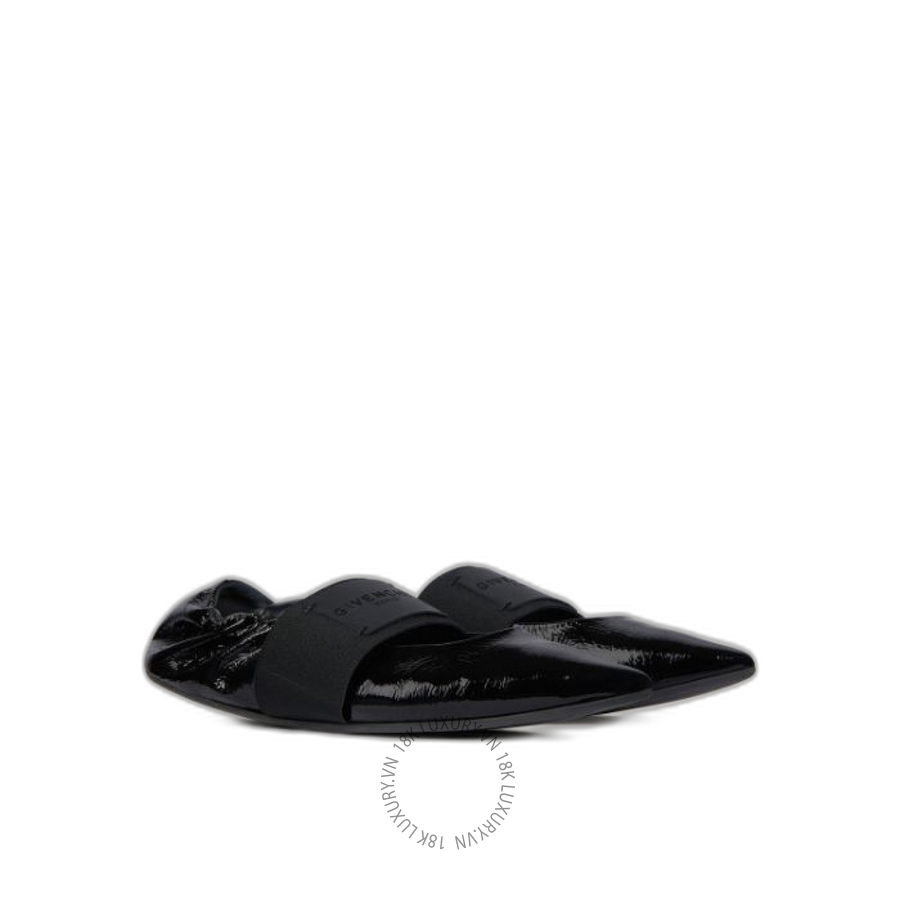 Giày Búp Bê Givenchy Crush ballerinas in naplack leather BE501EE2JH-001 GGD15