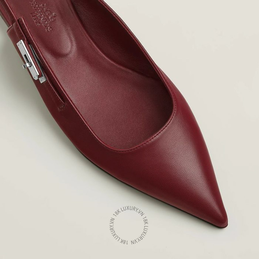 Giày búp bê Hermes Lovely slingback Rouge H H252128Z L1365 MHM636 16 Giày búp bê Hermes Lovely slingback Rouge H H252128Z L1365 MHM636