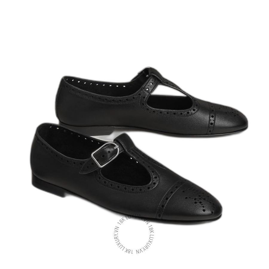 Giày búp bê Hermes Nectar ballet flat Noir H262074Z 02350 MHM622