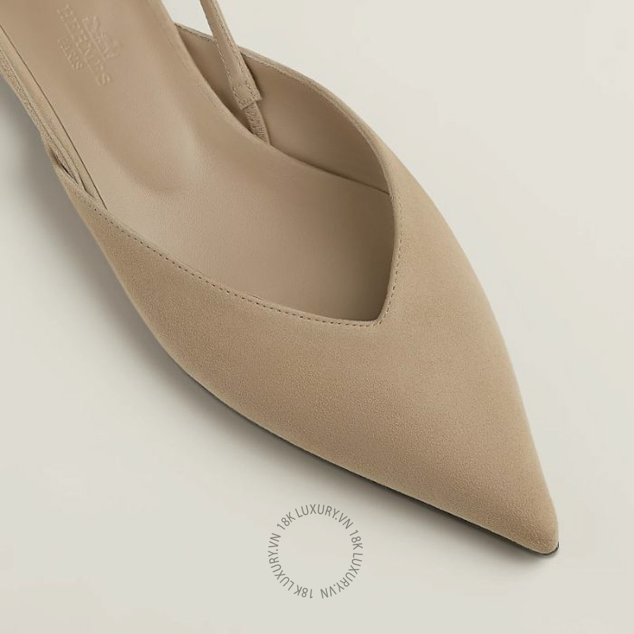 Giày búp bê Hermes Nicole slingback Beige Camel H262059Z D1350 MHM620 16 Giày búp bê Hermes Nicole slingback Beige Camel H262059Z D1350 MHM620