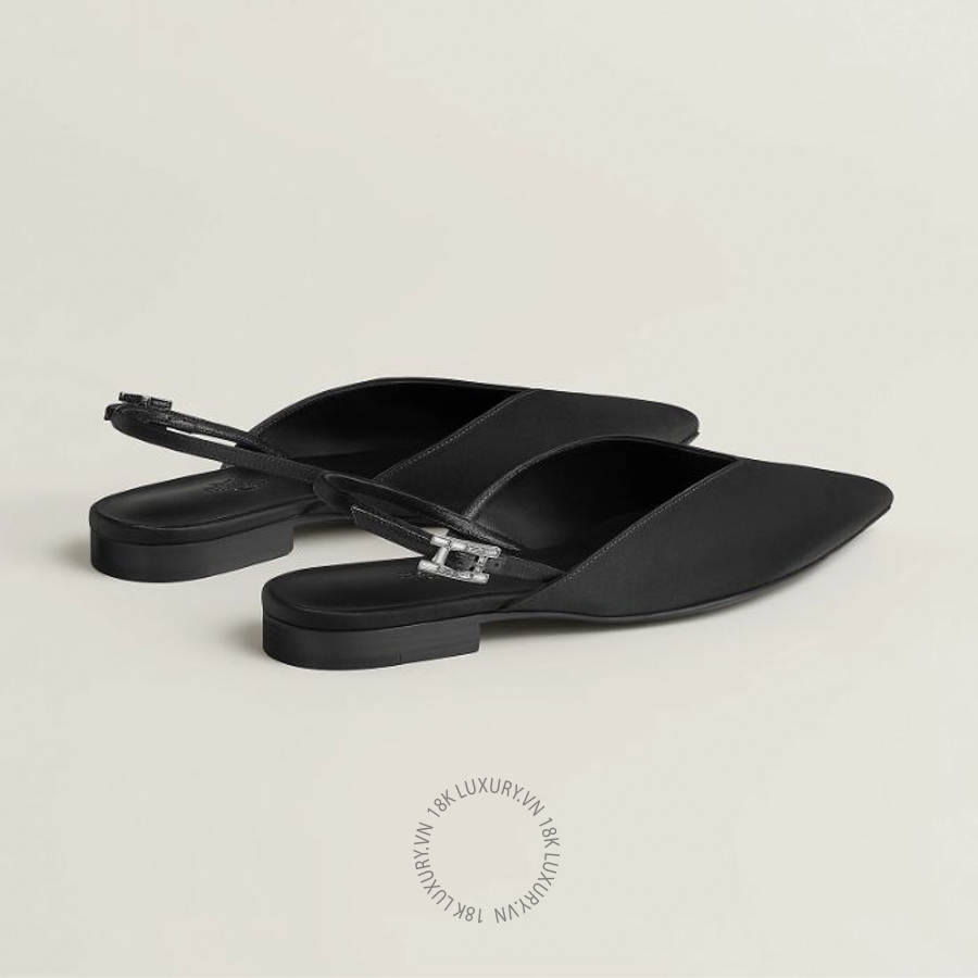 Giày búp bê Hermes Nicole slingback Noir H262058Z 02350 MHM619 15 Giày búp bê Hermes Nicole slingback Noir H262058Z 02350 MHM619