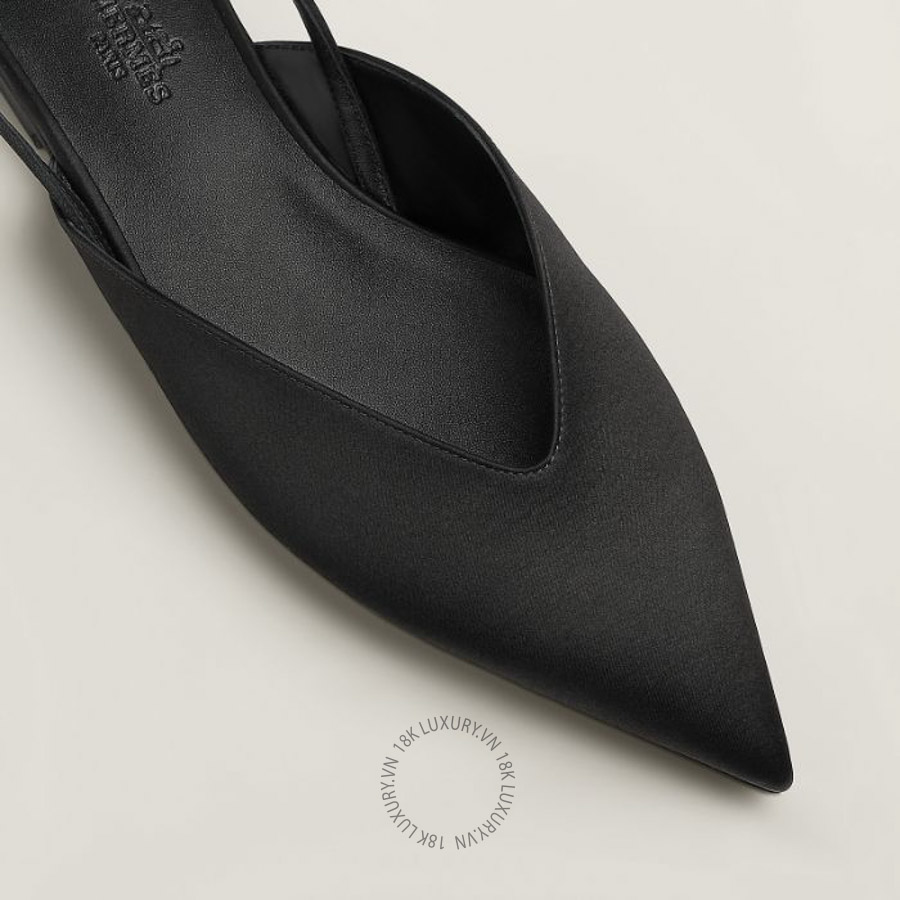 Giày búp bê Hermes Nicole slingback Noir H262058Z 02350 MHM619 16 Giày búp bê Hermes Nicole slingback Noir H262058Z 02350 MHM619