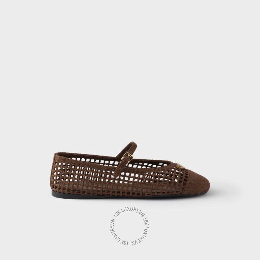 Giày búp bê Prada Crochet ballerinas 1F364O_2F46_F0324_F_005 NGPR319