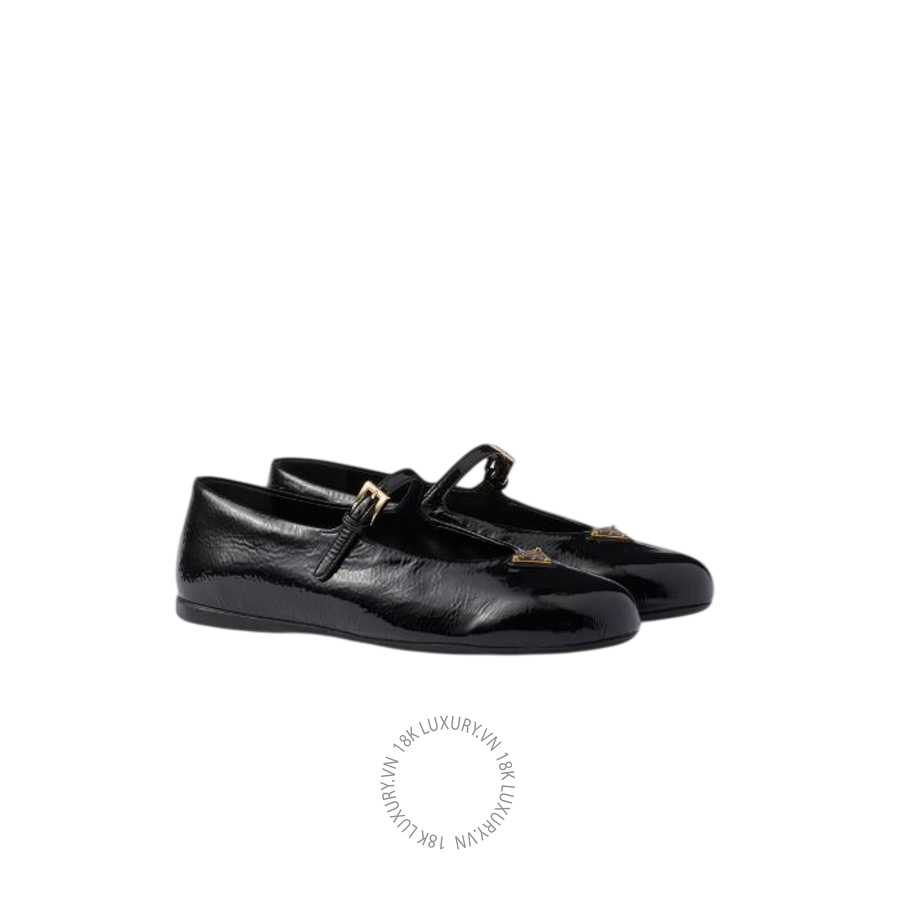 Giày búp bê Prada Naplak patent leather ballerinas 1F793N_H27_F0002_F_005 NGPR304