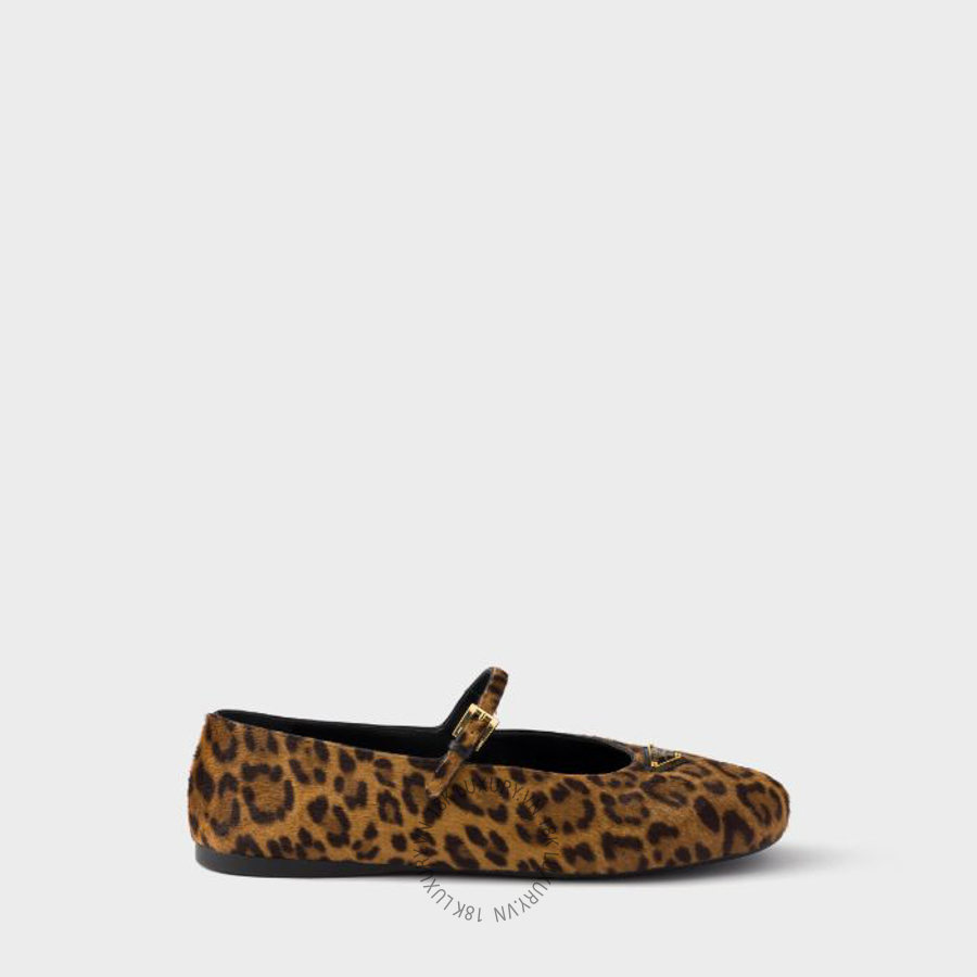 Giày búp bê Prada Printed leather ballerinas 1F793N_L8H_F0151_F_D005 NGPR303