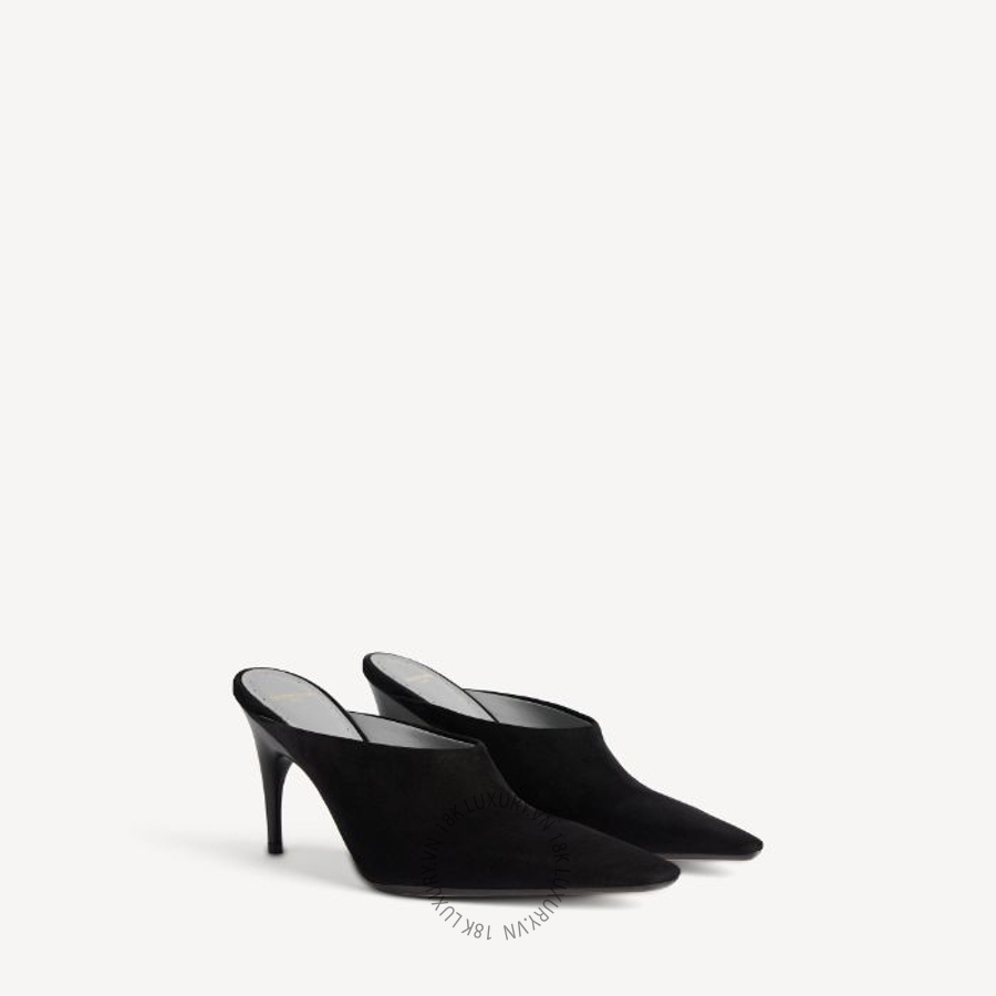 Giày Cao Gót Balenciaga Women's Duchesse Mule in Black 873367WCB311080 BCA698