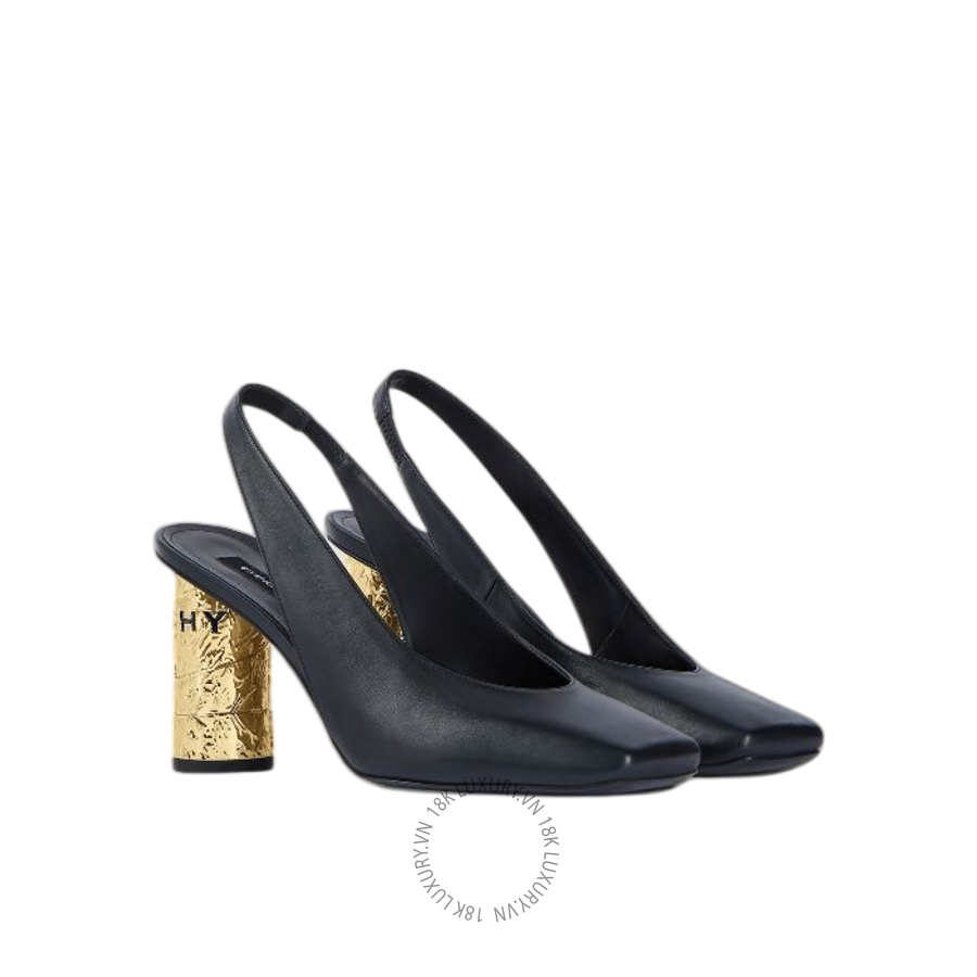 Giày Cao Gót Givenchy Tape slingbacks in leather BE4055E1J7-001 GGD45