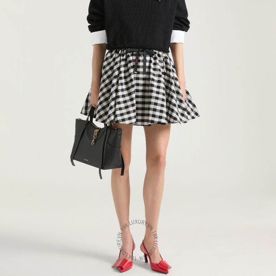 Giày Cao Gót Givenchy Twisted Ribbon slingbacks pumps in leather BE405HE1J7-626 GGD44