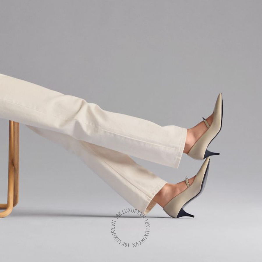 Giày cao gót Hermes Majeste 60 pump Beige Nomade H261046Z 32360 MHM562