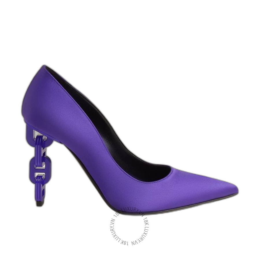 Giày cao gót Hermes Mirage 100 pump Violet Zinzolin H261075Z ZV355 MHM569