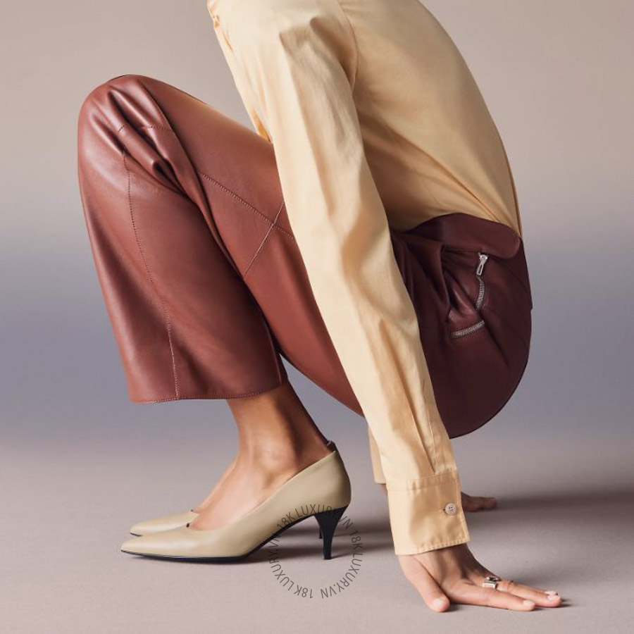 Giày cao gót Hermes Nebula 60 pump Beige Camel H262032Z D1360 MHM538