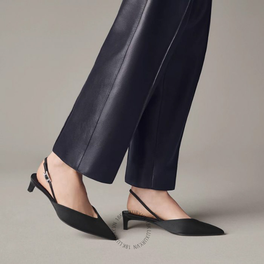 Giày cao gót Hermes Nicoletta 40 pump Noir H262064Z 02350 MHM541