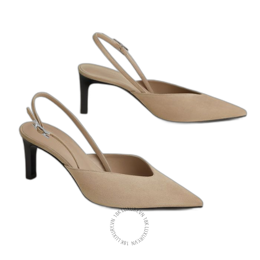 Giày cao gót Hermes Nicoletta 70 pump Beige Camel H262067Z D1355 MHM545