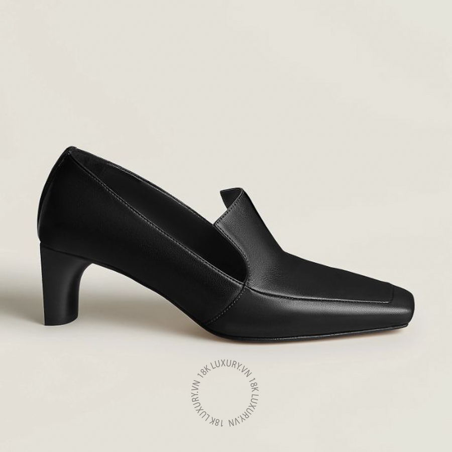 Giày cao gót Hermes Novia 50 pump Noir H262326Z 02370 MHM539 12 Giày cao gót Hermes Novia 50 pump Noir H262326Z 02370 MHM539
