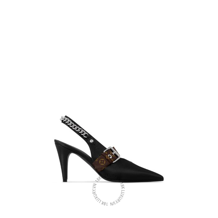Giày cao gót LV Vibe Slingbacks 1AHL47 NGLV348