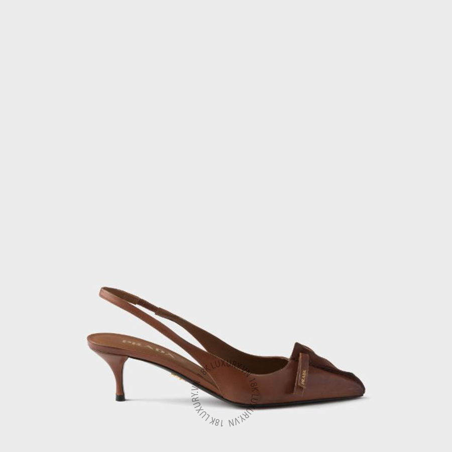 Giày cao gót Prada Leather slingback pumps 1I449O_V69_F0324_F_055 NGPR323