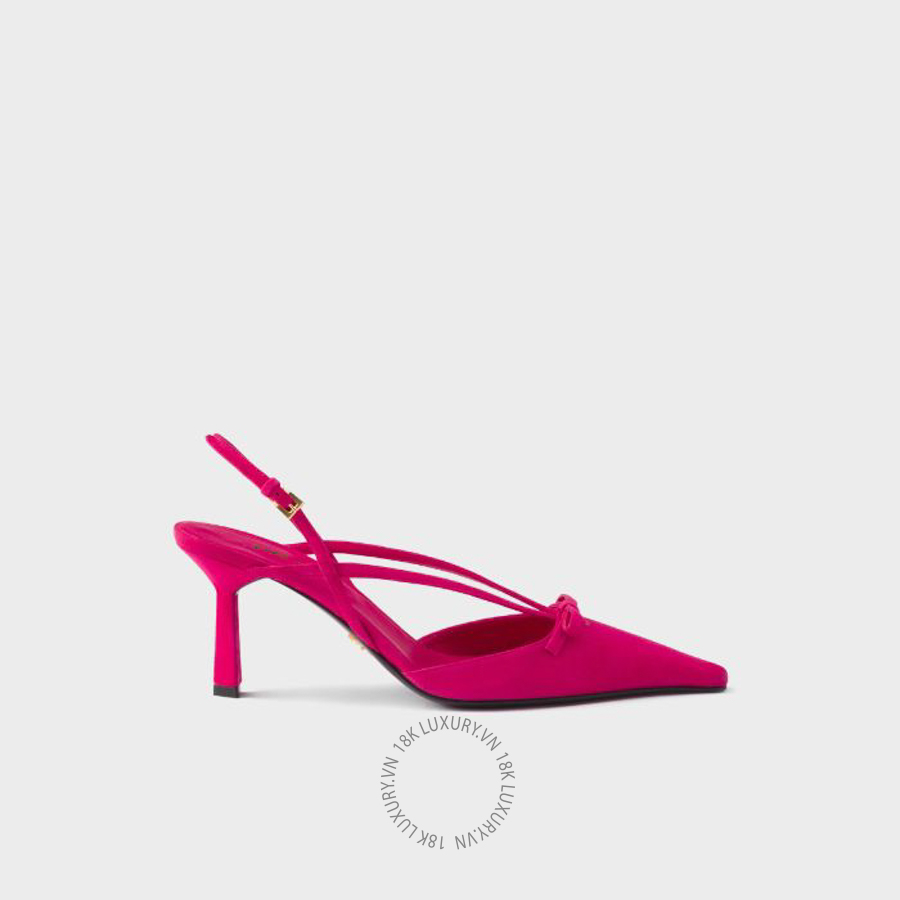 Giày cao gót Prada Suede slingback pumps 1I675O_008_F0505_F_075 NGPR174