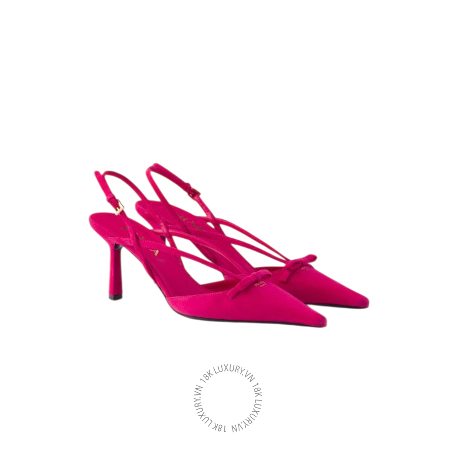 Giày cao gót Prada Suede slingback pumps 1I675O_008_F0505_F_075 NGPR174