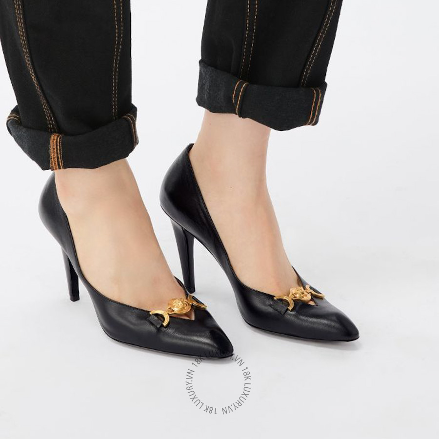 Giày Cao Gót Versace Clelia Nappa Pumps 90 mm 1026600-1A17253_1B00G VSC262