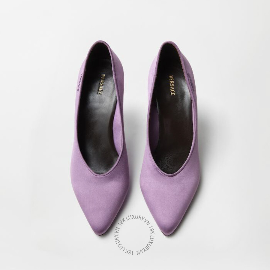 Giày Cao Gót Versace Gianni Satin Pumps 90 mm 1023536-1A17870_1L97J VSC279