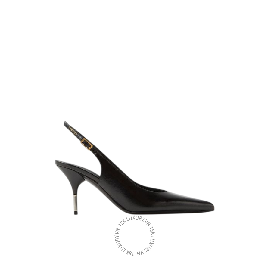 Giày Cao Gót Versace Nyx Leather Slingbacks 80 mm 1024436-1A17282_1B00X VSC265