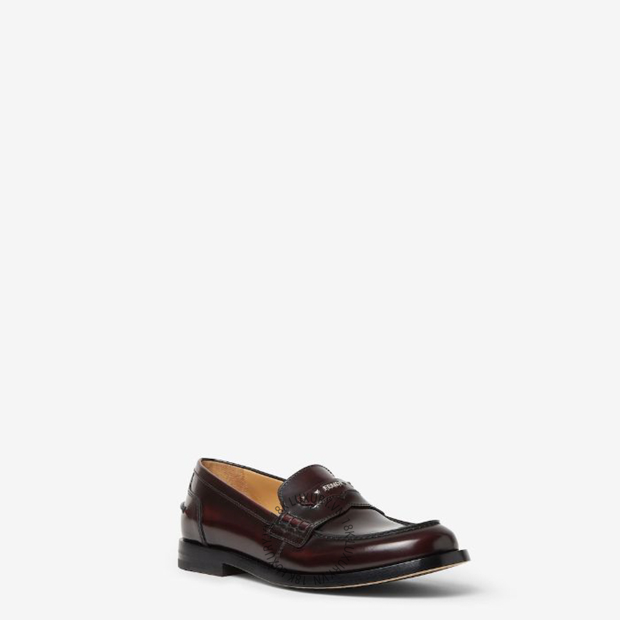 Giày loafer Fendi Ateneo Burgundy leather 7D196469FF1XIW NGFD126