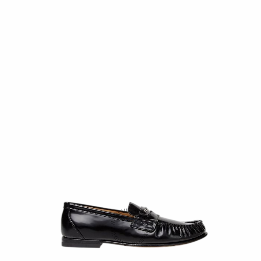 Giày loafer Fendi Scrunch Black leather 8D910469FF0QA1 NGFD038