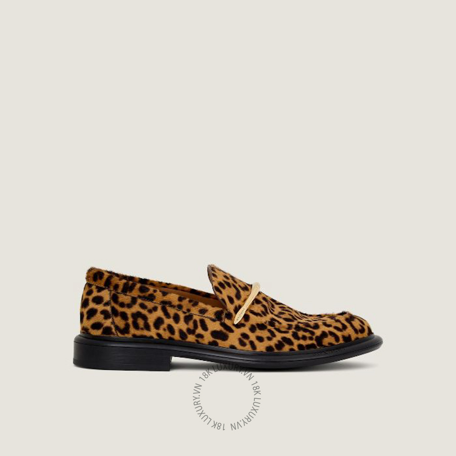 Giày Loafer Givenchy Pinch in leopard-effect pony leather BE2031E2KC-007 GGD52