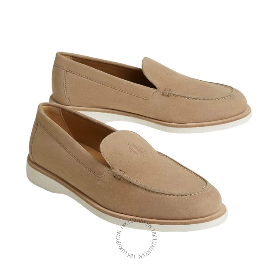 Giày Loafer Hermes Low loafer beige camel H261134Z D1340 MHM592
