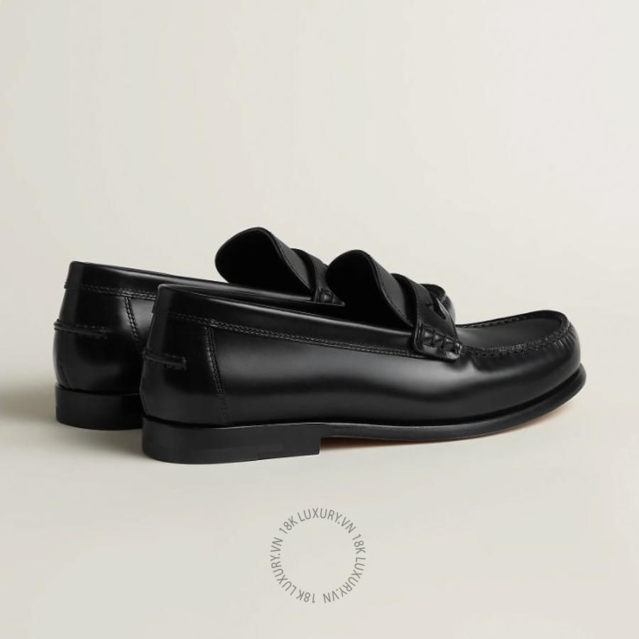 Giày Loafer Hermes Mezzo loafer Noir H261130Z 02350 MHM599 13 Giày Loafer Hermes Mezzo loafer Noir H261130Z 02350 MHM599
