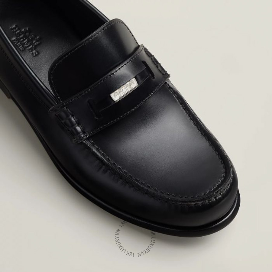 Giày Loafer Hermes Mezzo loafer Noir H261130Z 02350 MHM599 14 Giày Loafer Hermes Mezzo loafer Noir H261130Z 02350 MHM599