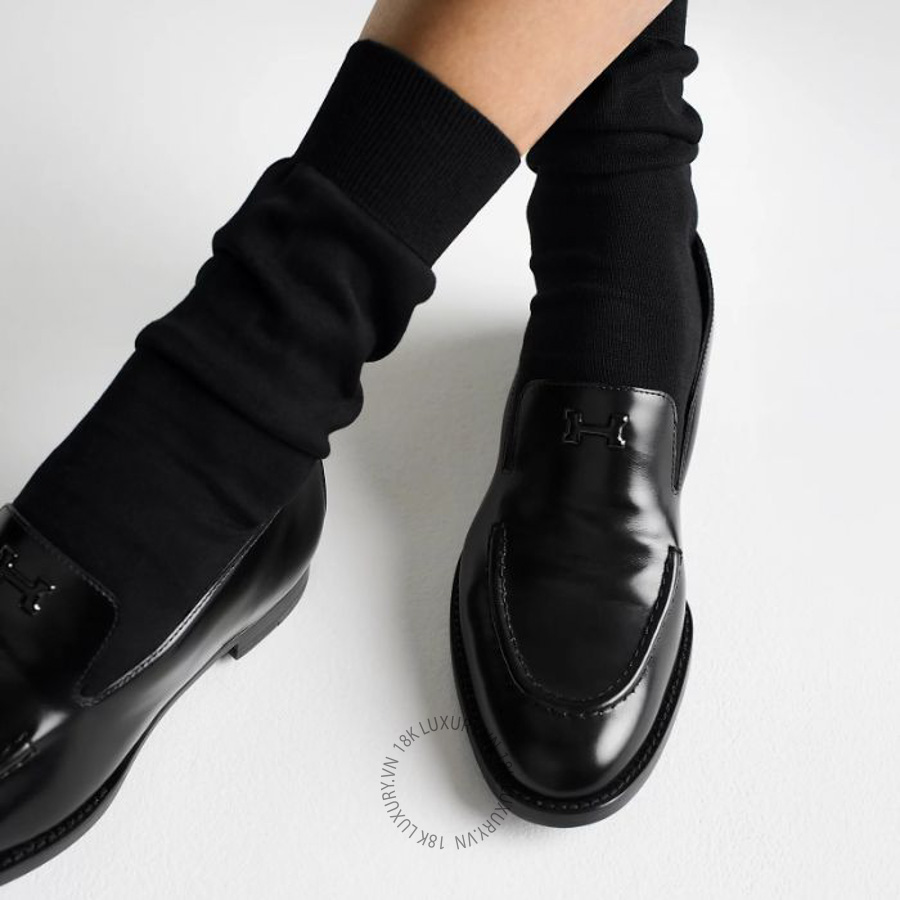 Giày Loafer Hermes Newton loafer Noir H262121Z 02365 MHM600